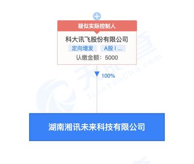 科大訊飛設立湘訊未來科技 深耕人工智能理論與算法軟件開發(fā)